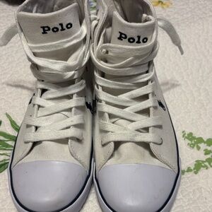 Polo by Ralph Lauren White Canvas Sneakers